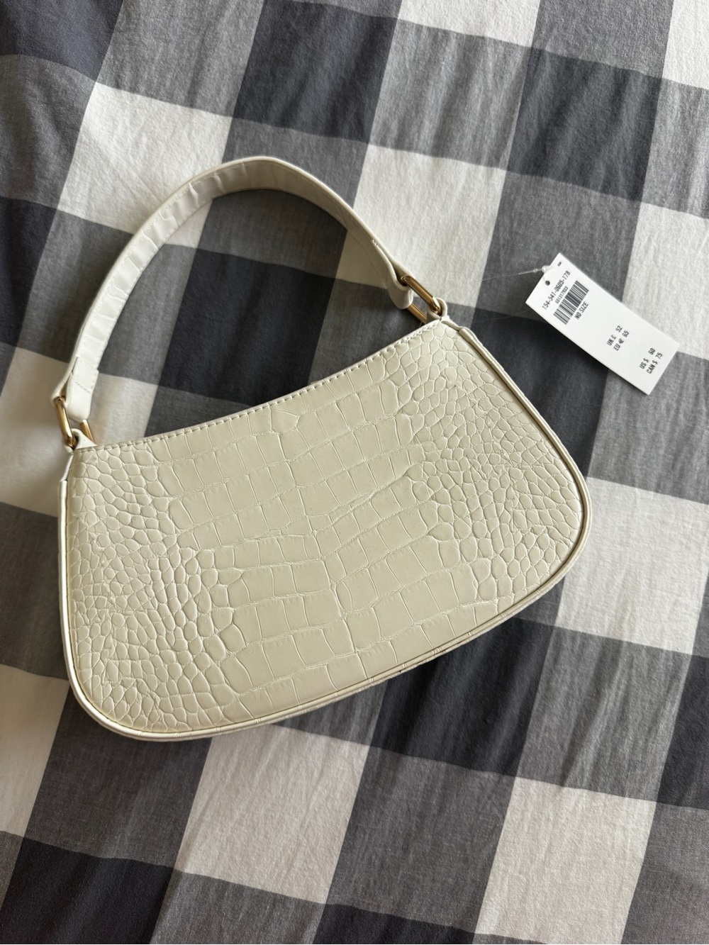 Abercrombie Warm white Faux leather Shoulder Bag